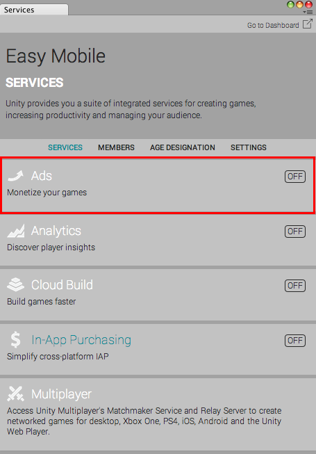 Unity - Manual: iOS Player settings